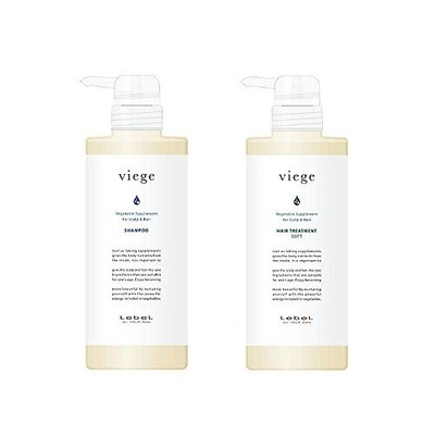 LebeL viege shampoo 600ml & treatment S (soft moisturizing) 600ml set