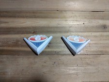 1960-1966 Chevrolet Gmc Truck Hood Emblems V6 Oem Used 1960-1966 Chevrolet Gmc Truck Hood Emblems V6 Oem Used