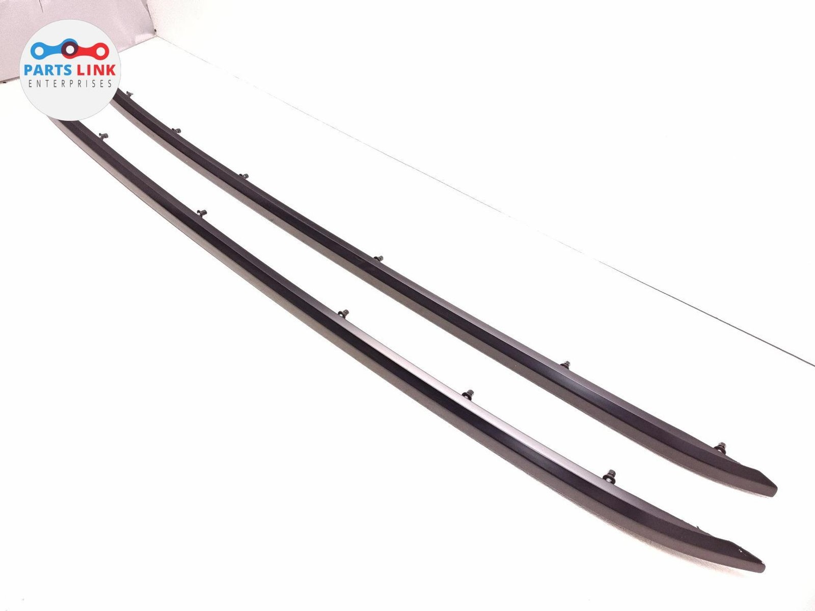 2016-20 BENTLEY BENTAYGA ROOF RAIL LUGGAGE CARGO CARRIER RACK SET BLACK 636 OEM