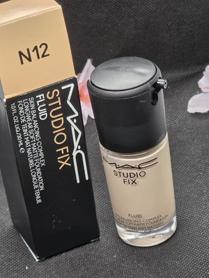 MAC Studio Fix Fluid Skin Balancing Foundation 30ml N12   Authentic