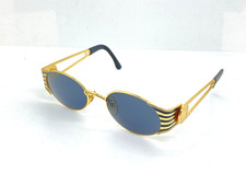 used FENDI FS 300 Vintage Sunglasses Black Gold Unisex Men 26433A