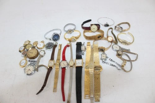 F x30 Vintage Manual Ladies Watches Inc Invicta, Timex Etc Not Tested