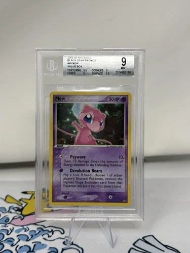 Pokémon Tcg Mew Holo Black Star Promo Ex Era 040 BGS 9 Good Subs