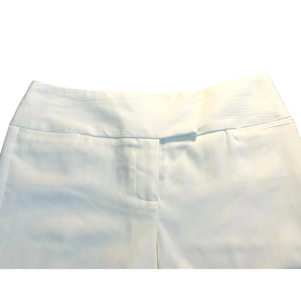 Pantalones elegantes IZ Byer California para mujer invierno blancos tapón de espectáculo | talla 7 nuevos con etiquetas Foto 4 de 4