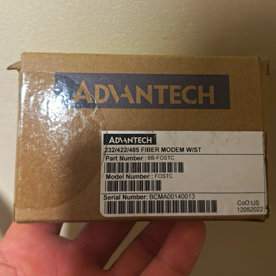 Advantech BB-FOSTC FOSTC Serial to Fiber Optic Converter, 2-Ch 232/422/485