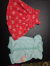 Girls sz Newborn Lot Of Cute Dress And Romper