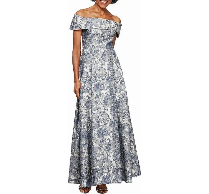 green emerald velvet dress Alex Evenings AE281047 Long Formal Petite Dress Sale