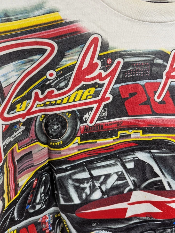 Ricky Rudd #28 Back In Front NASCAR Graphic T-Shirt Vintage Chase, XLarge - Image 2 of 4