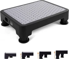 Adjustable Step Stool for Adults Kids and Senior, Non-slip Step Platform Indo...