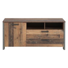 Lowboard - Old Wood Vintage - Betonoptik - 142 cm Fernsehschrank TV-Board
