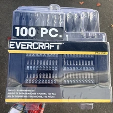 EVERCRAFT 100 PIECE SCREWDRIVERS SET NEW