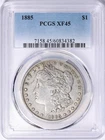 1885 Morgan Dollar PCGS XF45 - Handsome Circulated Coin; Honest Toning