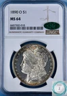 1890-O Morgan Dollar NGC MS 64 w/CAC  - Abundant Eye Appeal & Originality!