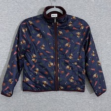 Polo Ralph Lauren Kids Boys Small 8 Reversible Jacket Bear Pennant Pattern