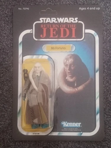Star Wars 1984, ROTJ Bib Fortuna, Sealed On Card (Read Description)