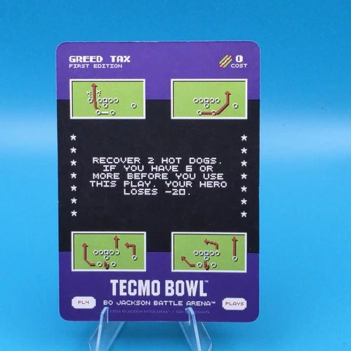 2026 Bo Jackson Battle Arena Tecmo Greed Tax Play #4 (PL4) SSP