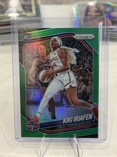 2025 Panini WNBA Prizm KIKI IRIAFEN Rookie Green Prizm #72 Washingtons Mystics