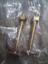 Brass Toilet Bolts Nuts NEW USA ship