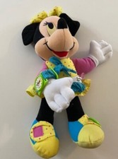 Vintage Arcotoys Disney Learn To Dress Minnie Mouse Plush Mattel.