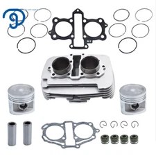 Engine Cylinder Head Kit Piston Gasket W/ 2x Rings For Honda Rebel 250 1996-2015