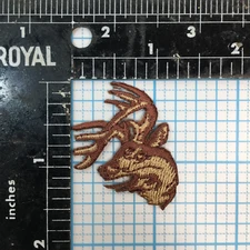 VINTAGE RARE LEGENDARY WHITETAILS ORIGINAL DEER GEAR LOGO 1.25" IRON ON PATCH