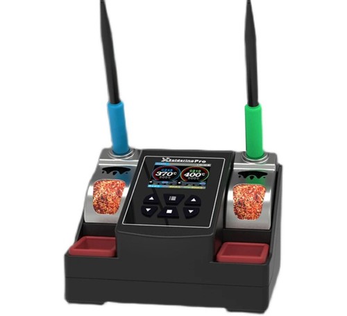 Estación de soldadura de doble mango plancha de calentamiento rápido para mango C210 C245 - Imagen 1 de 8