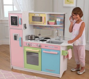 pastel kids kitchen