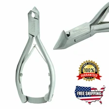 Stainless Steel Moon Shape Thick Toe Nail Clipper Cutter Chiropody Podiatry Tool