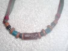 Bone Cotton Design Adjustable Necklace Jewelry Accessories Unisex Cool Hip Sale