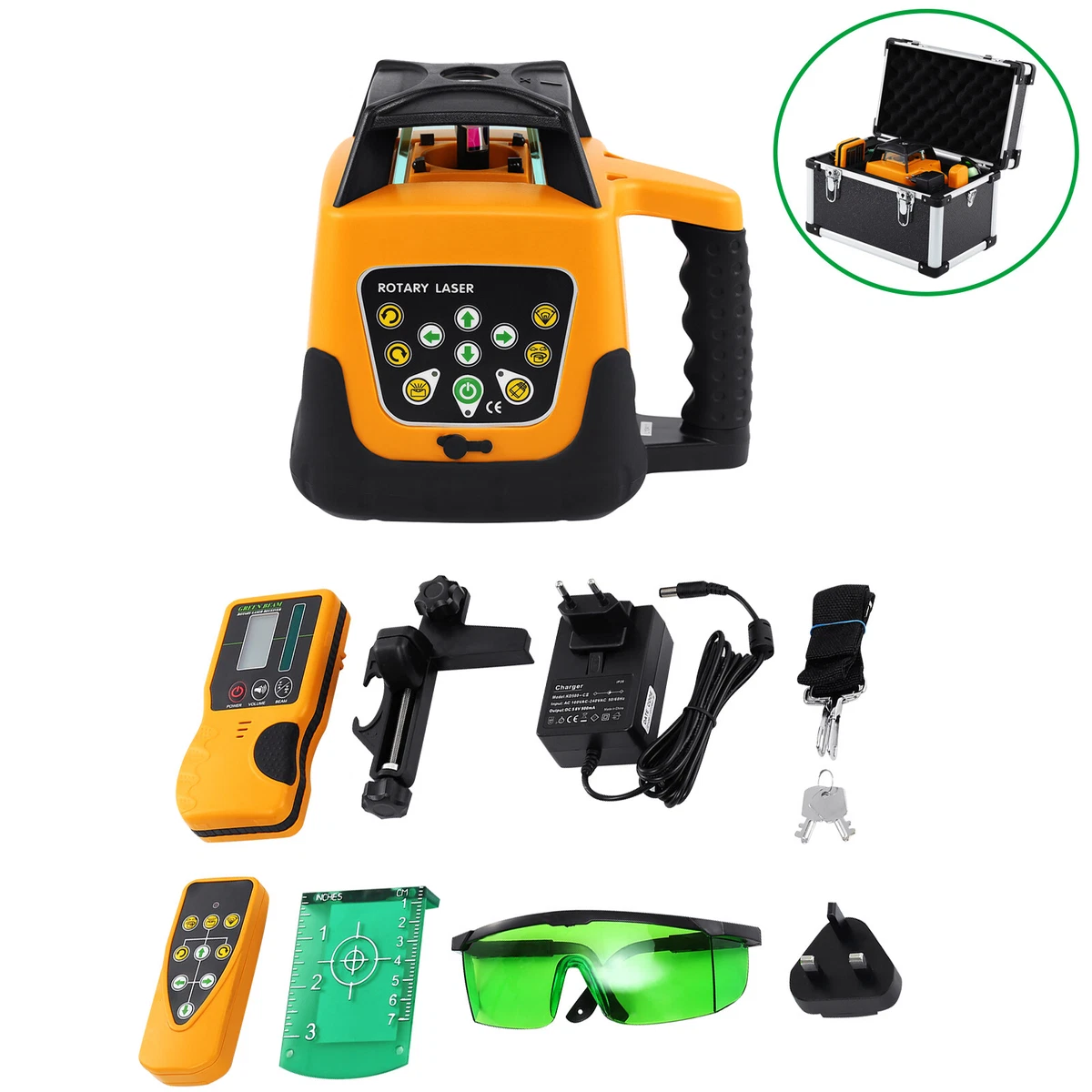 Rotary laser level green cheap beam