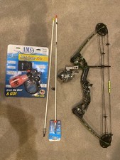 New Muzzy Vice Bowfishing Compound Bow, Reel Bottle and Arrows