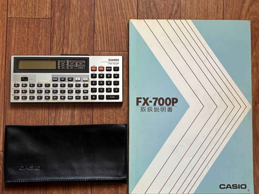 CASIO FX-700P ポケットコンピューター CASIO FX-700P Pocket Computer Pokecon Function Calculator