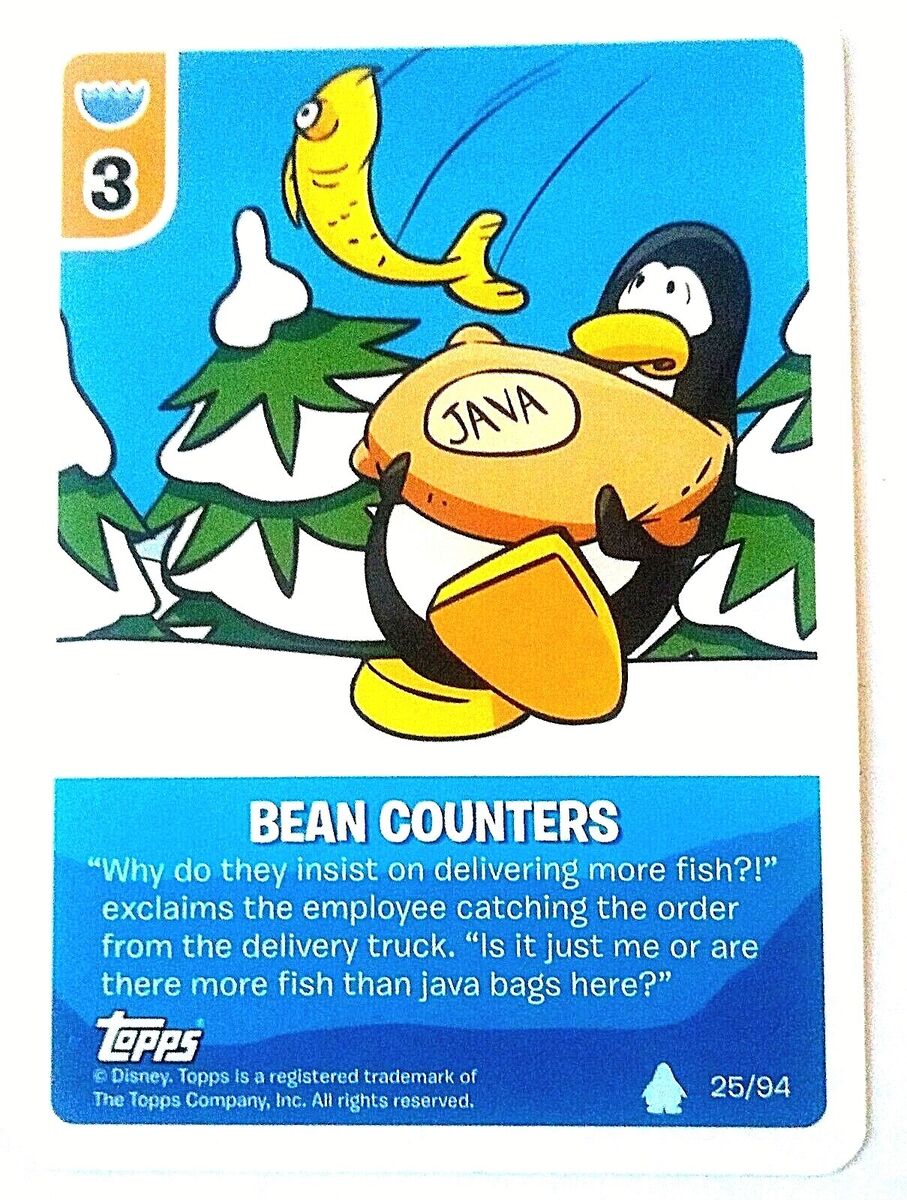 Topps Disney CLUB PENGUIN Power Card Jitsu Card # 9 Penguin Band 49/68