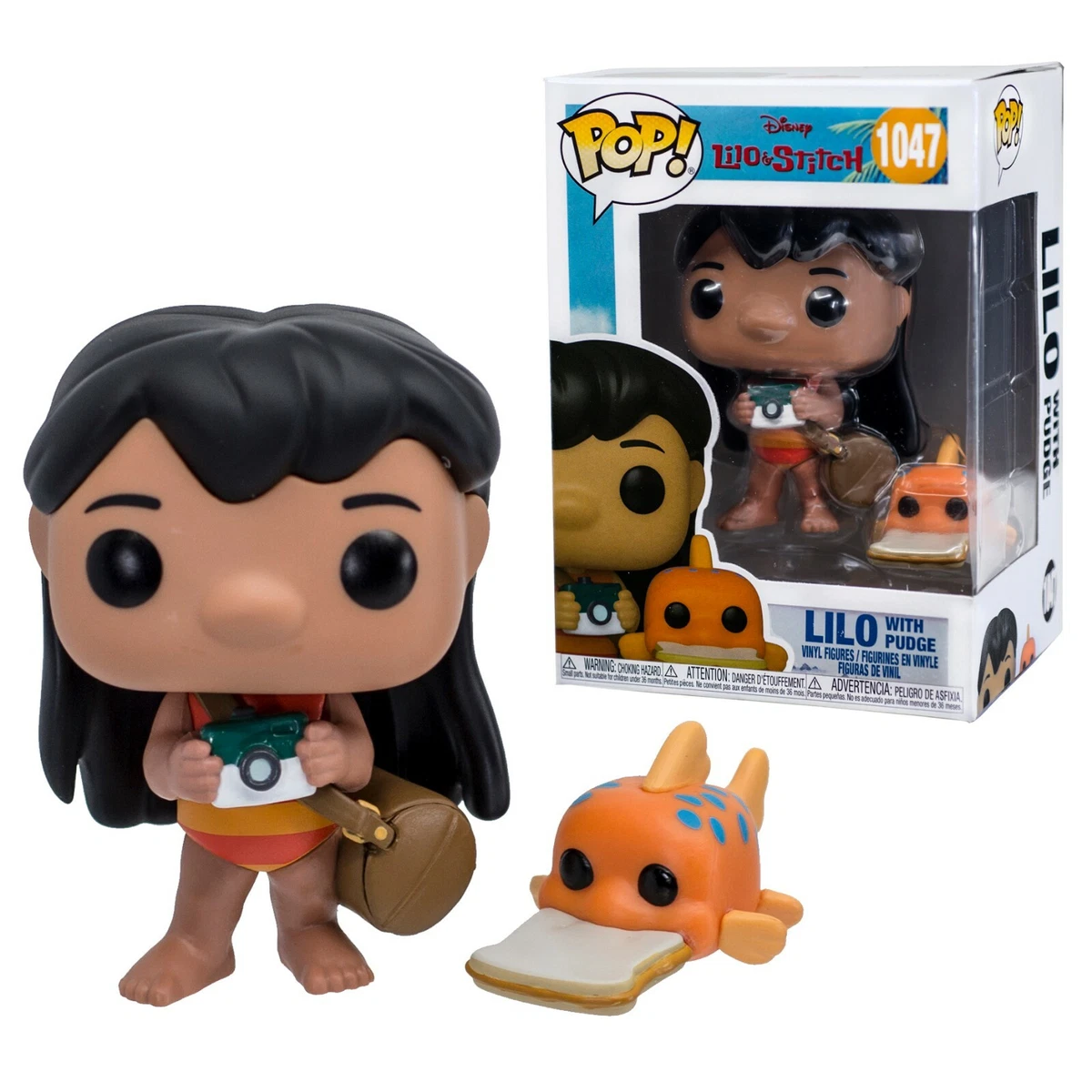 Lilo and Stitch LILO With Pudge Funko Pop #1047 Disney Vinyl Figure New!