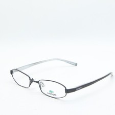 NEW LACOSTE LA 12204 BK BLACK WHITE AUTHENTIC EYEGLASSES 48-18