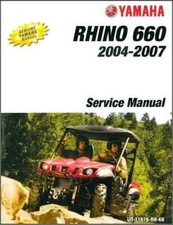 2004-2005-2006-2007 Yamaha Rhino 660 ( YXR660 ) UTV Service Manual COMB BOUND