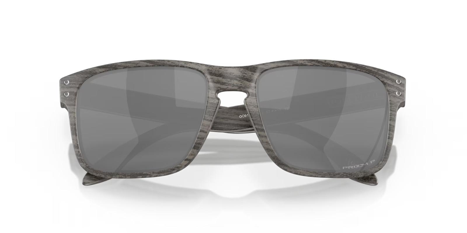 Oakley Holbrook POLARIZED Sunglasses OO9102-W955 Woodgrain W/ PRIZM Black Lens