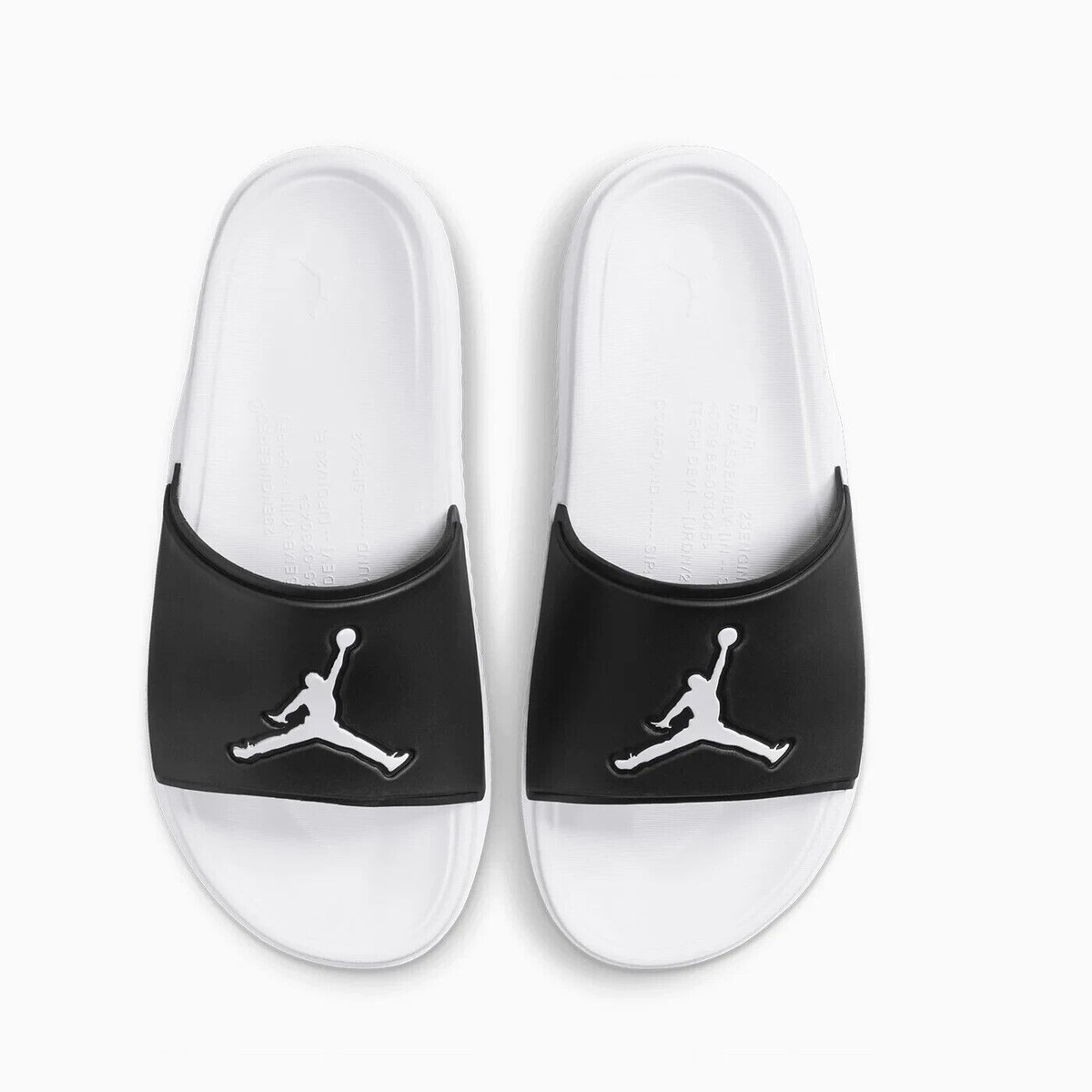 超希少サイズ　JORDAN JUMPMAN SLIDE ホワイト 32cm Nike Air Jordan Jumpman Slide Black White Size 8 Mens Sandals
