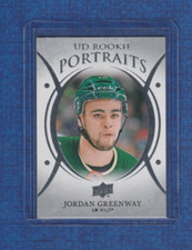 2018-19 Upper Deck Hockey UD Rookie Portraits # P-47 Jordan Greenway