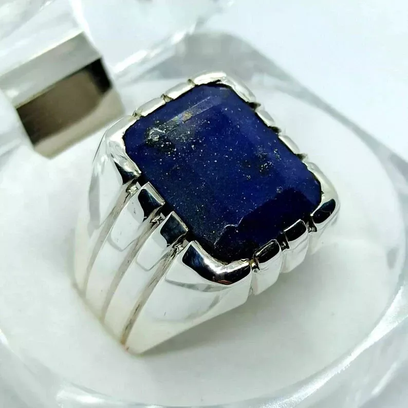 Lajward stone ring deals
