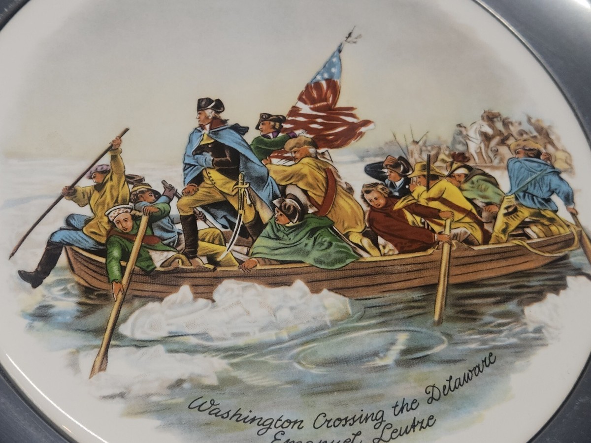 American Revolution Pewter Plate 