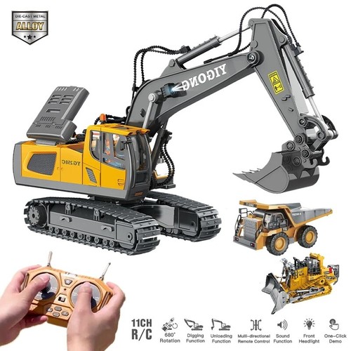 Full Functional 2.4G Remote Control Excavator Construction Tractor Dump Truck RC - Picture 6 of 20