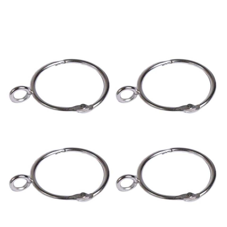 20 Pcs Curtain Drapery Ring Hook Curtains Shower Hooks Rings eBay