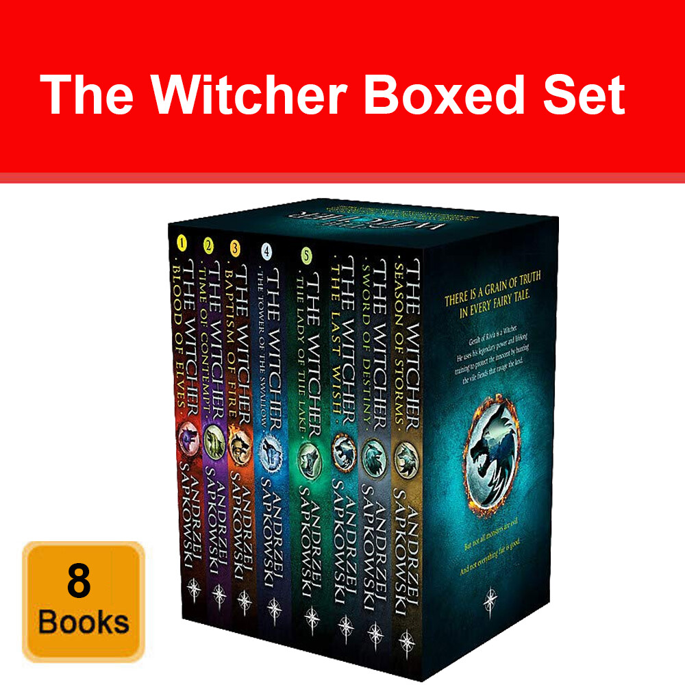 The Witcher Series Collection 8 Books Boxed Set by Andrzej