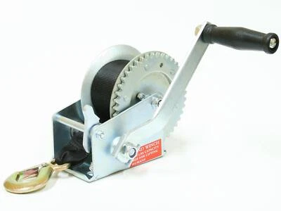 VARAN MOTORS TREUIL MANUEL A MANIVELLE 544/1088KG POUR REMORQUE, QUAD, BATEAU AVEC SANGLE ...