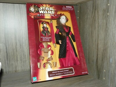 Star Wars Episode 1 * Haarkönigin Amidala Puppe * Hasbro 1998 Neu in OVP