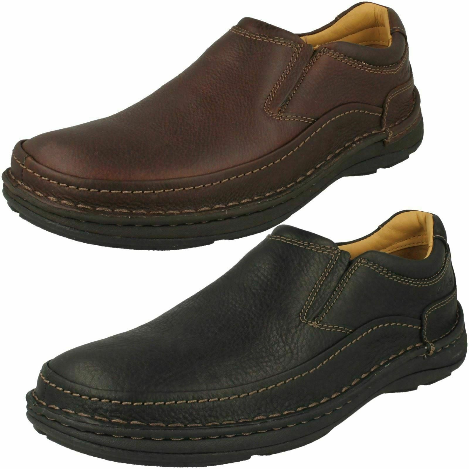 clarks mens casual slip on shoes