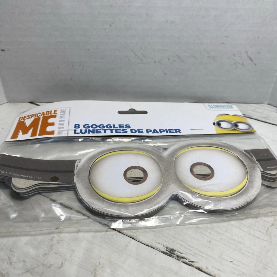 Despicable Me Minion Goggles Birthday Party Favors 8 Goggles - Image 2 of 4