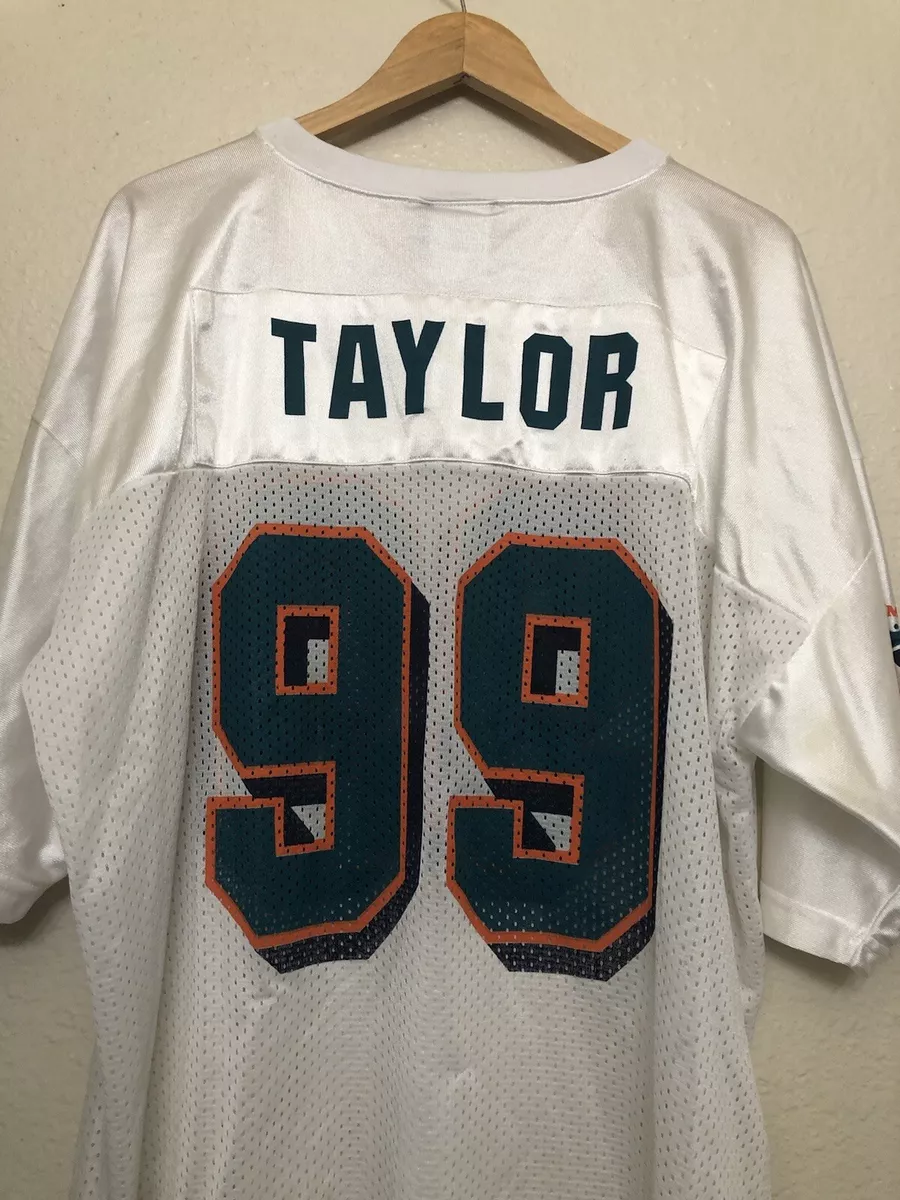 Vintage Miami Dolphins Jason Taylor 99 Jersey Reebok Size 