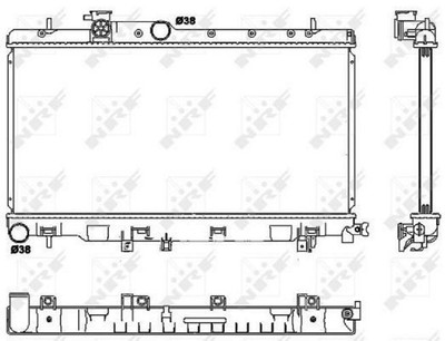 SUBARU IMPREZA STATION WAGON KÜHLER 00-